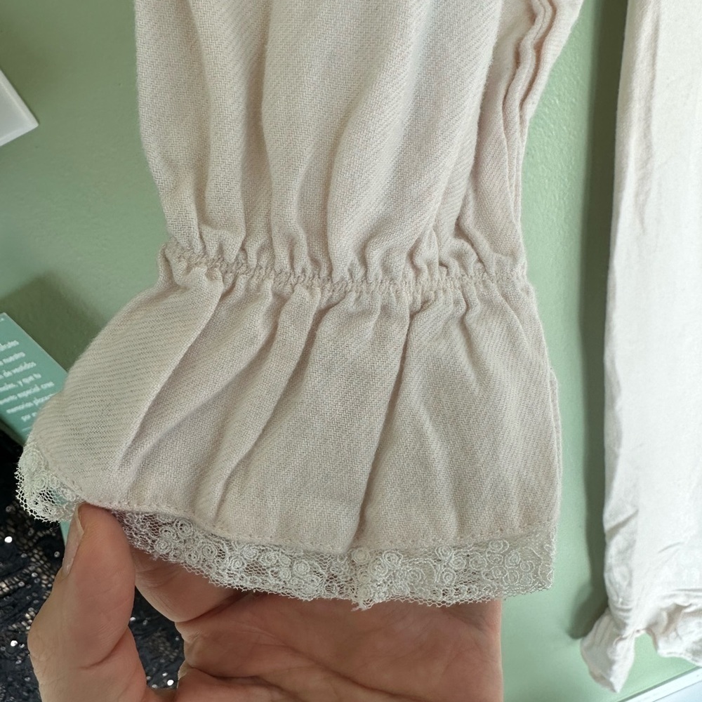 Vtg 70's Victoria's Secret Gold Crown Label Cotton Nightgown Cottagecore Sz L‌‌ - Picture 5 of 12